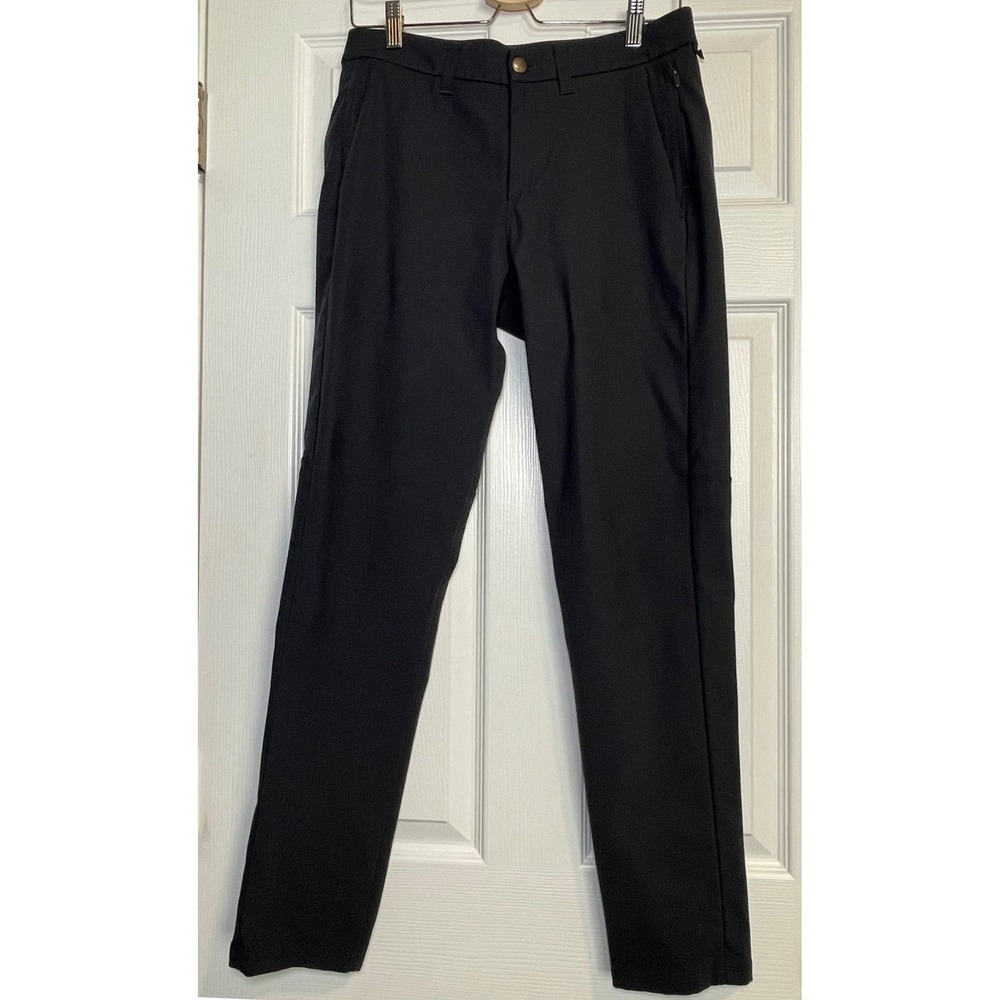 Lululemon Commission Slim Pant Mens 30‎ Dark Gray Warpstreme Stretch Tech